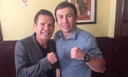 Головкин встретился с Чавесом-старшим в Мехико