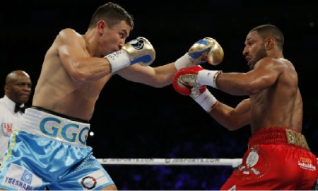 Британский художник нарисовал Головкина в одном из его боёв