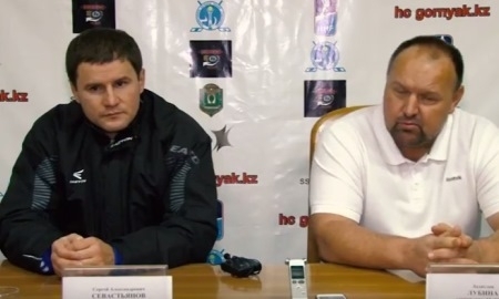 Видео послематчевой пресс-конференции игр чемпионата РК «Горняк» — «Иртыш» 1:3, 2:3