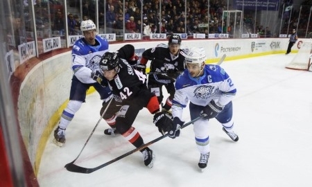 Фоторепортаж с матча КХЛ «Трактор» — «Барыс» 3:4