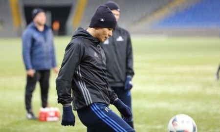 Фоторепортаж с тренировки «Астаны»