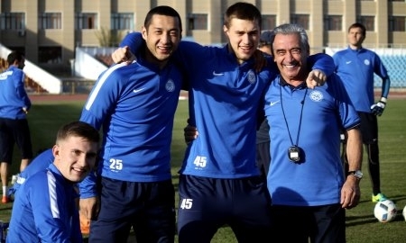 Фоторепортаж с тренировки «Иртыша» перед игрой с «Ордабасы»