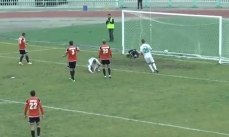 Видео гола Аржанова матча Премьер-Лиги «Атырау» — «Шахтер»