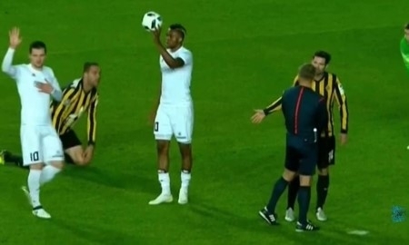 Видео нереализованного пенальти Деспотовича матча Премьер-Лиги «Кайрат» — «Астана»