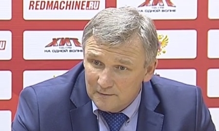 Видео послематчевой пресс-конференции игры ВХЛ «Молот-Прикамье» — «Торпедо» 3:5