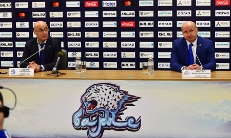 Видео послематчевой пресс-конференции игры КХЛ «Барыс» — «Динамо» Москва 1:0