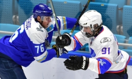 Фоторепортаж с матча МХЛ «Снежные Барсы» — «Ладья» 4:2