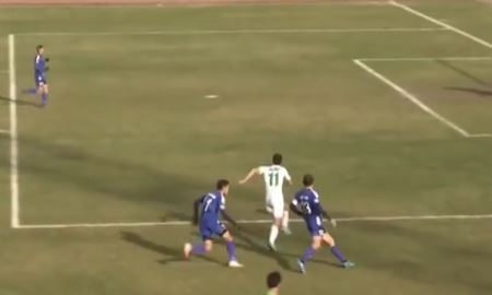 Видео гола Шарпара матча Премьер-Лиги «Акжайык» — «Атырау»