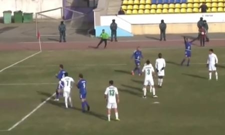 Видео второго гола Коронеля матча Премьер-Лиги «Акжайык» — «Атырау»