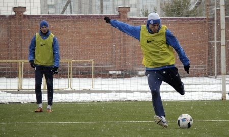 Фоторепортаж с тренировки «Иртыша» перед матчем с «Кайратом»