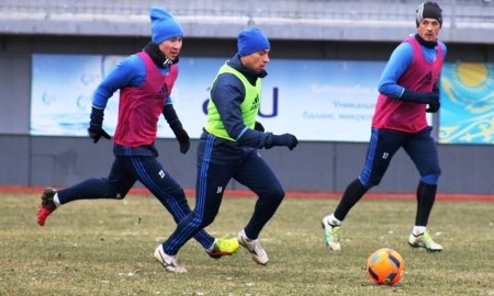 Фоторепортаж с тренировки «Окжетпеса»