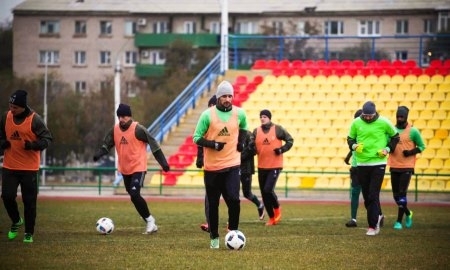 Фоторепортаж с тренировки «Атырау» перед матчем с «Тоболом»