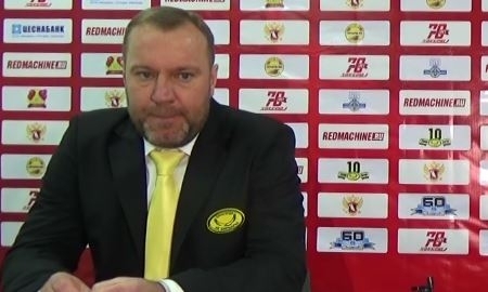 Видео послематчевой пресс-конференции игры ВХЛ «Сарыарка» — «Челмет» 3:0