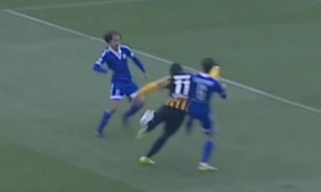 Видео гола Гоу матча Премьер-Лиги «Кайрат» — «Окжетпес»