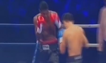 Видео боя Алимханулы — Нуньес