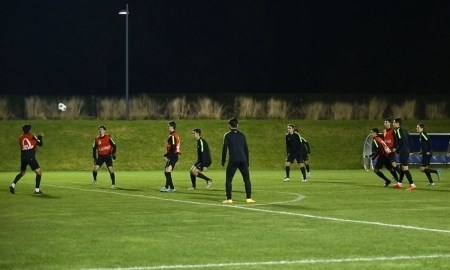 «Кайрат U-19» провел предыгровую тренировку в Зальцбурге