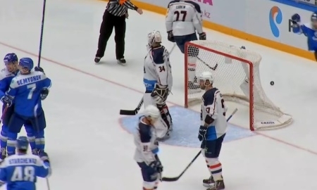 Видеообзор матча КХЛ «Барыс» — «Медвешчак» 2:0