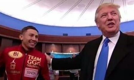 <strong>Как президент США ждал Головкина в раздевалке</strong>