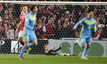 Датские СМИ поставили вратарю «двойку» за пропущенный от Казахстана гол