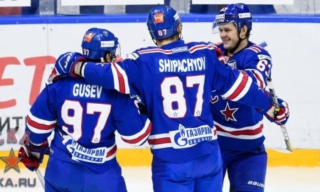 Победа над «Барысом» стала для СКА самой крупной в КХЛ