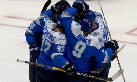 Видео шайб матча КХЛ «Барыс» — «Адмирал» 1:4