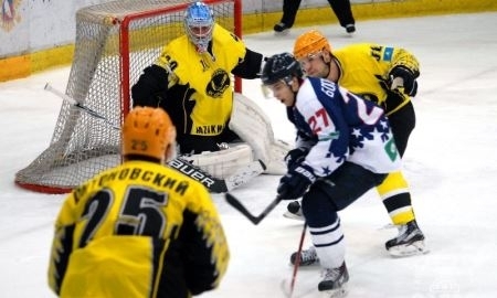 Фоторепортаж с матча ВХЛ «Саров» — «Сарыарка» 1:0 