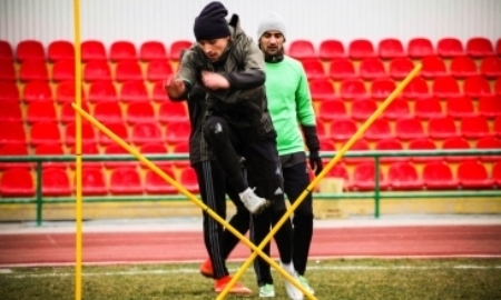 Видео с тренировки «Атырау» перед игрой с «Кайратом»