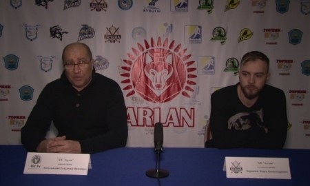 Видео послематчевой пресс-конференции игр чемпионата РК «Арлан» — «Астана» 4:1, 1:0