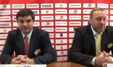 Видео послематчевой пресс-конференции игры ВХЛ «Кристалл» — «Сарыарка» 0:5