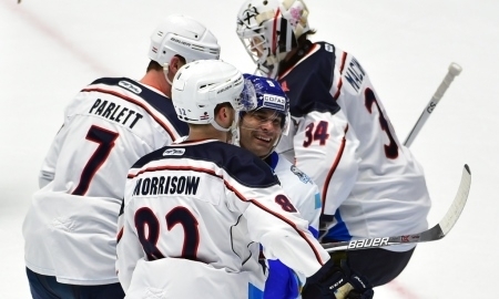 Фоторепортаж с матча КХЛ «Барыс» — «Медвешчак» 2:0