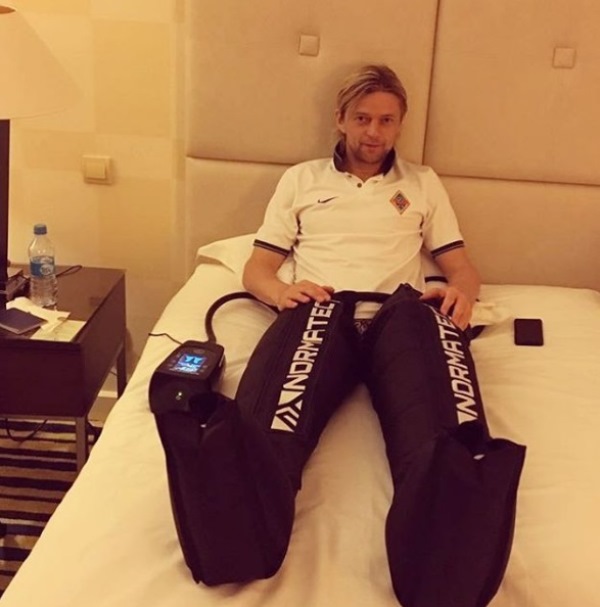 Тимощук похвастался своей физической формой