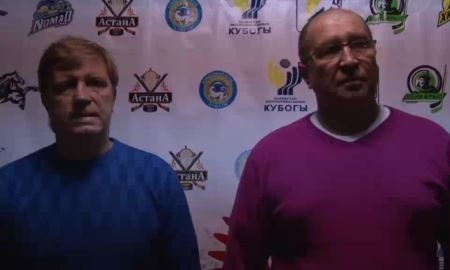 Видео послематчевой пресс-конференции игр чемпионата РК «Арлан» — «Горняк» 1:4, 5:2