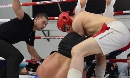 Видео с первого дня боев на третьем Кубке Казахстана по ММА