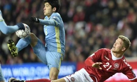 Видеообзор матча отбора чемпионата мира-2018 Дания — Казахстан 4:1