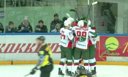 Видеообзор матча ВХЛ «Сарыарка» — «Барс» 0:1