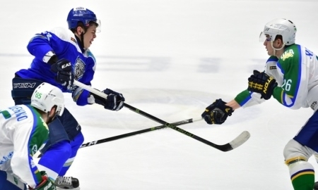 Фоторепортаж с матча МХЛ «Снежные Барсы» — «Толпар» 5:6