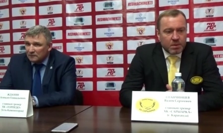 Видео послематчевой пресс-конференции игры ВХЛ «Торпедо» — «Сарыарка» 3:2