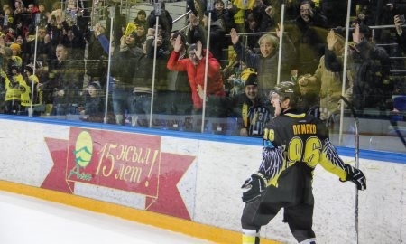 Фоторепортаж с матча ВХЛ «Сарыарка» — «Торпедо» 2:1 Б