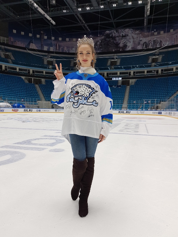 Игроки «Барыса» выбрали «Miss Ice 2016»