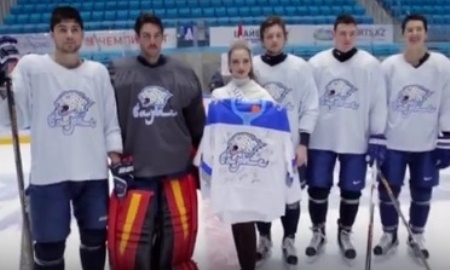 Видео с участием красавиц «Мисс Казахстан» в мастер-классе «Барыса»