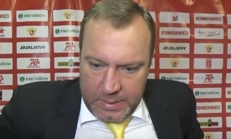 Видео послематчевой пресс-конфереции Епанчинцева игры ВХЛ «Саров» — «Сарыарка» 1:0