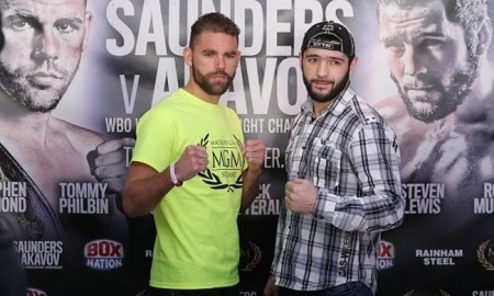 Потенциальные соперники Головкина Сондерс и Акавов провели финальную пресс-конференцию