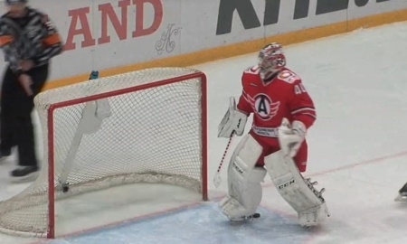 Видео шайб матча КХЛ «Автомобилист» — «Барыс» 3:4