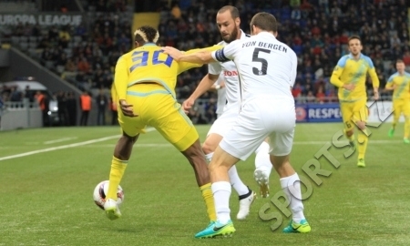 «Астана» играет вничью с «Янг Бойз» после первого тайма