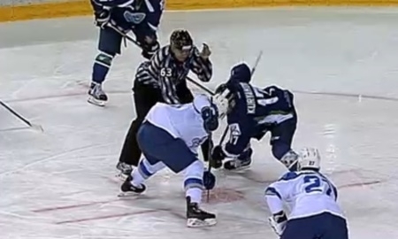 Видео шайб матча КХЛ «Югра» — «Барыс» 2:4