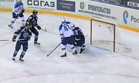 Видеообзор матча КХЛ «Югра» — «Барыс» 2:4