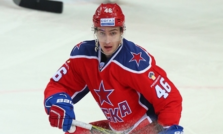 Шайба и «ассист» казахстанского воспитанника Кошелева принесли ЦСКА победу над «Витязем»