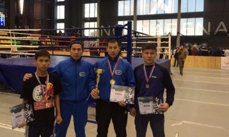 Актауские кикбоксеры завоевали 9 медалей на двух турнирах
