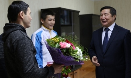 Жанпеисов наградил чемпионов мира по джиу-джитсу