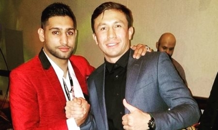 Хан бросил вызов Бруку фотографией с Головкиным